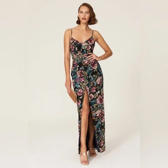 Amanda Uprichard Ellie Floral Lace Maxi Dress 🌸 XS - Picture 11 of 16